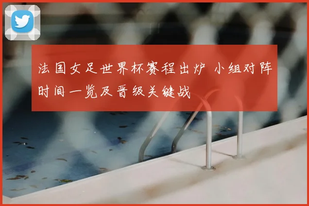 法国女足世界杯赛程出炉 小组对阵时间一览及晋级关键战